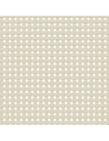 Armadio SENJA Aspetto Rattan Bianco 90x55x175 cm Massello Pino