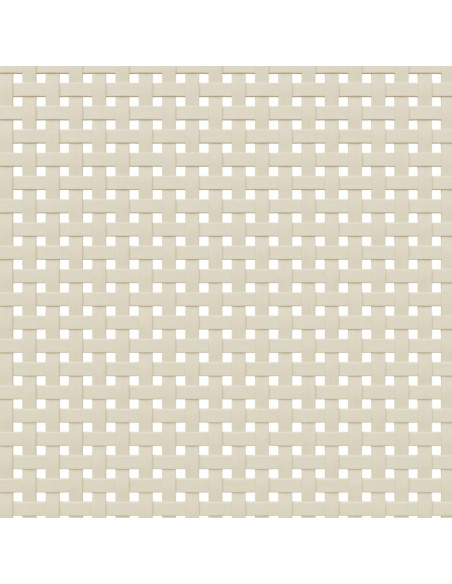 Armadio SENJA Aspetto Rattan Bianco 90x55x175 cm Massello Pino