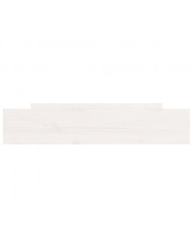 Cassettoni da Letto 2 pz Bianchi in Legno Massello di Pino