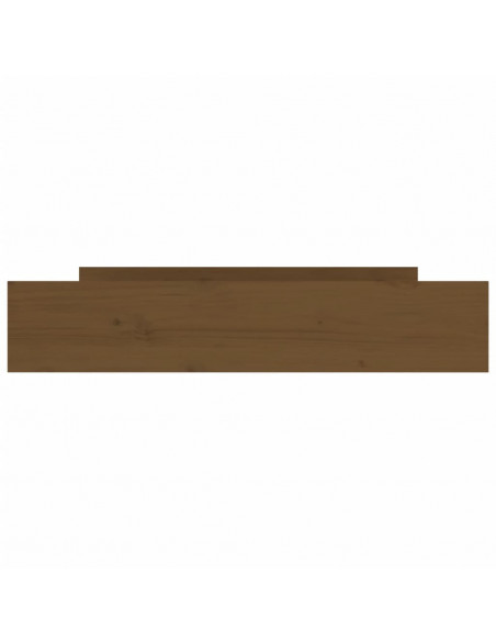 Cassetti per Letto 2 pz in Legno Massello di Pino Miele