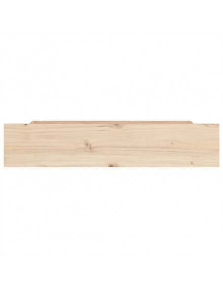 Cassettoni da Letto 4 pz in Legno Massello di Pino