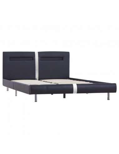 Giroletto con LED Nero in Similpelle 140x200 cm