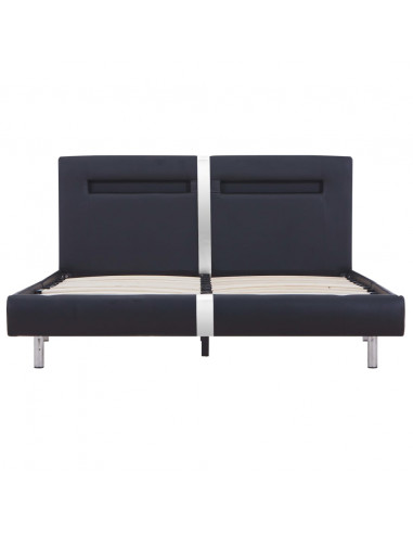 Giroletto con LED Nero in Similpelle 140x200 cm