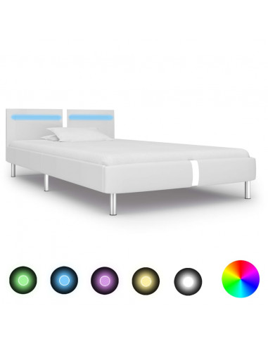 Giroletto con LED Bianco in Similpelle 90x200 cm