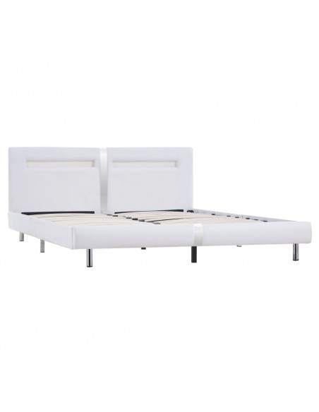 Giroletto con LED Bianco in Similpelle 180x200 cm
