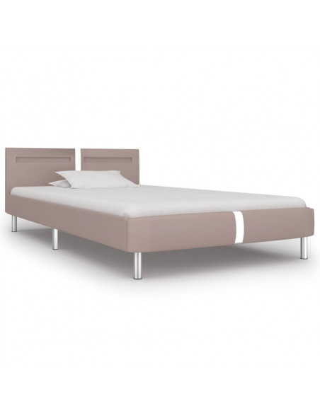 Giroletto con LED Cappuccino in Similpelle 90x200 cm