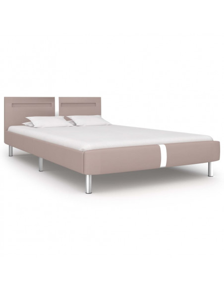 Giroletto con LED Cappuccino in Similpelle 120x200 cm