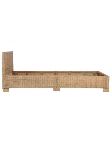 Giroletto Intrecciato a Mano in Vero Rattan 140x200cm