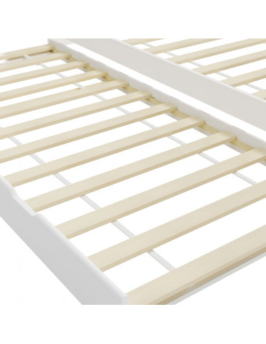 Divano Letto a Scomparsa in Legno di Pino Bianco 90x200 cm