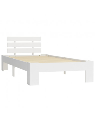 Giroletto Bianco in Legno Massello di Pino 90x200 cm