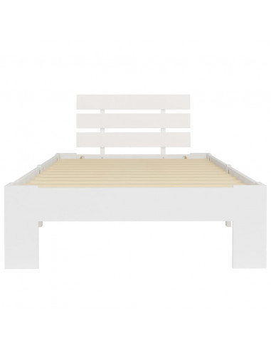 Giroletto Bianco in Legno Massello di Pino 90x200 cm