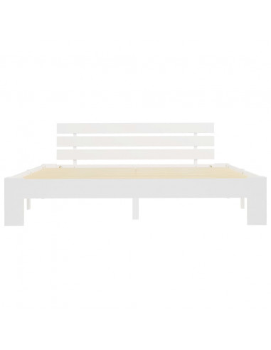 Giroletto Bianco in Legno Massello di Pino 160x200 cm