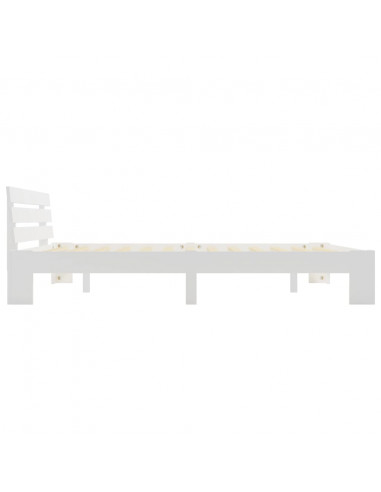 Giroletto Bianco in Legno Massello di Pino 160x200 cm