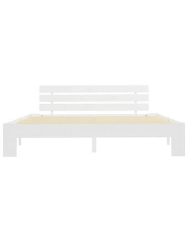 Giroletto Bianco in Legno Massello di Pino 180x200 cm