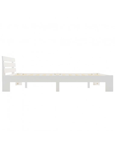 Giroletto Bianco in Legno Massello di Pino 180x200 cm