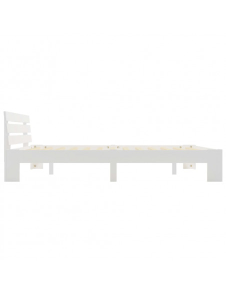Giroletto Bianco in Legno Massello di Pino 180x200 cm