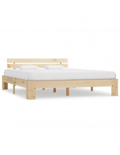 Giroletto in Legno Massello di Pino 160x200 cm 2