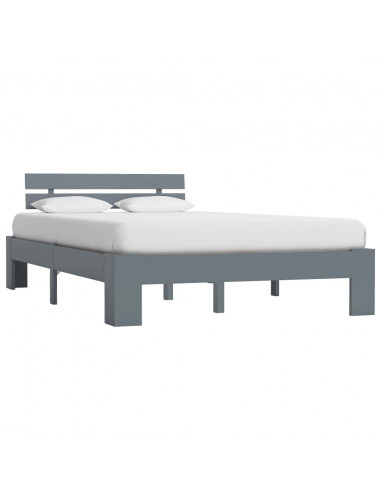 Giroletto Grigio in Legno Massello di Pino 120x200 cm