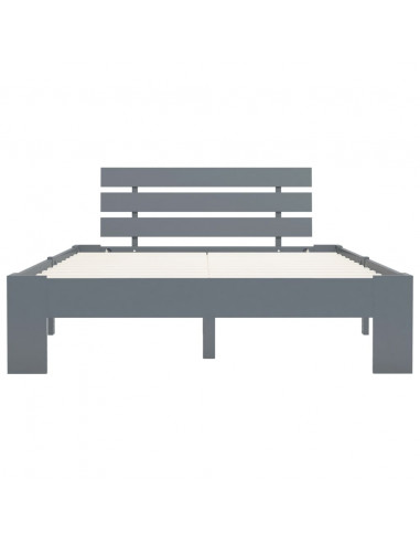 Giroletto Grigio in Legno Massello di Pino 140x200 cm