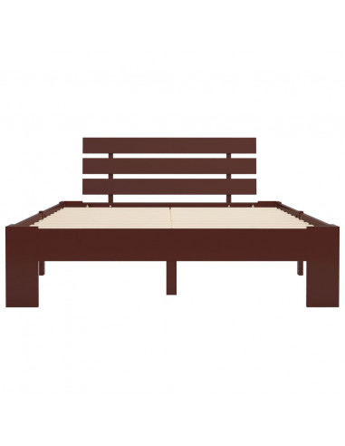 Giroletto Marrone Scuro in Legno Massello di Pino 120x200 cm