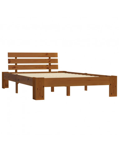 Giroletto Marrone Miele in Legno Massello di Pino 120x200 cm