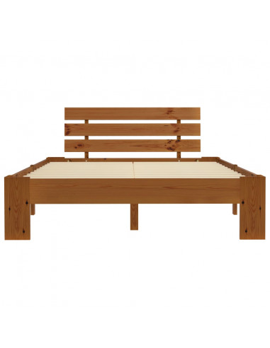 Giroletto Marrone Miele in Legno Massello di Pino 120x200 cm