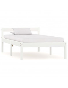 Giroletto Bianco in Legno Massello di Pino 90x200 cm 2