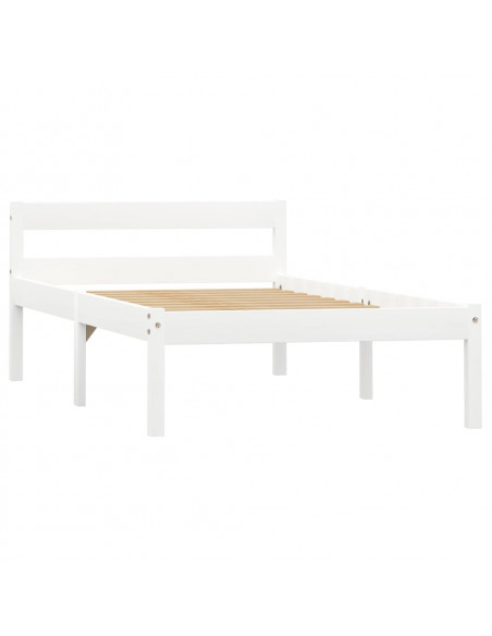 Giroletto Bianco in Legno Massello di Pino 100x200 cm