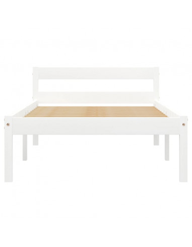 Giroletto Bianco in Legno Massello di Pino 100x200 cm