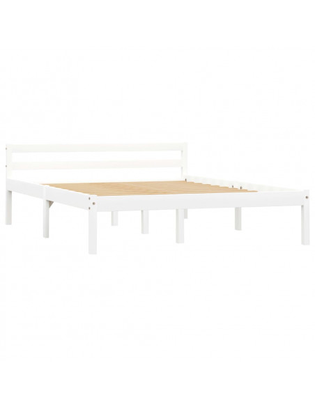 Giroletto Bianco in Legno Massello di Pino 140x200 cm