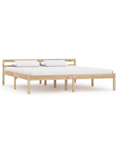 Giroletto in Legno Massello di Pino 160x200 cm 2