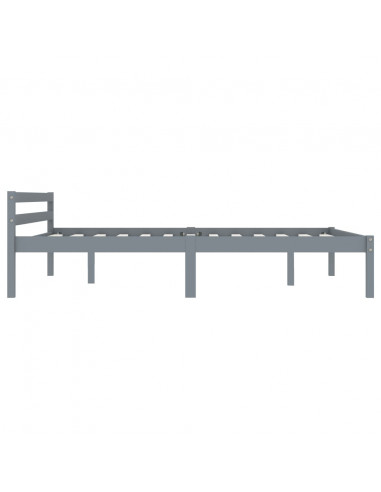 Giroletto Grigio in Legno Massello di Pino 120x200 cm