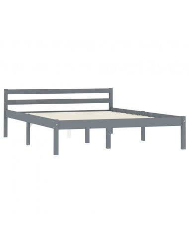 Giroletto Grigio in Legno Massello di Pino 140x200 cm