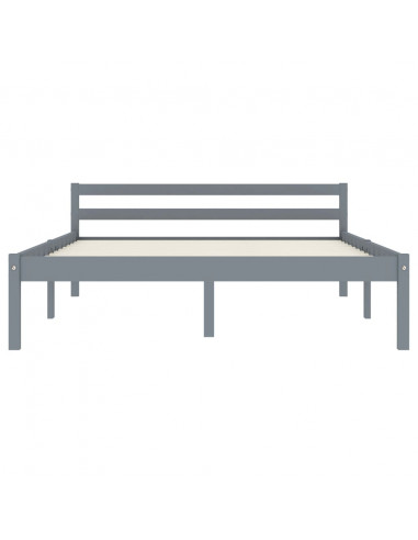 Giroletto Grigio in Legno Massello di Pino 140x200 cm