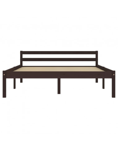 Giroletto Marrone Scuro in Legno Massello di Pino 120x200 cm