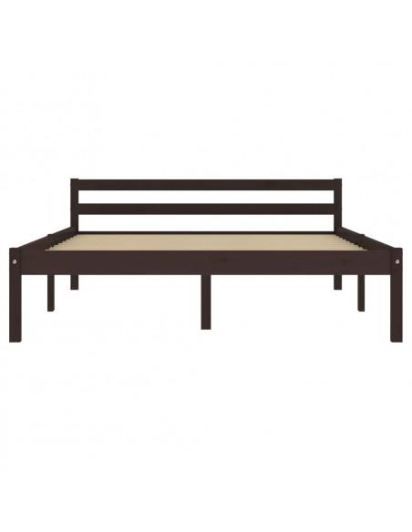 Giroletto Marrone Scuro in Legno Massello di Pino 120x200 cm