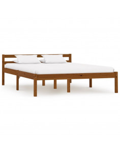 Giroletto Marrone Miele in Legno Massello di Pino 120x200 cm 2