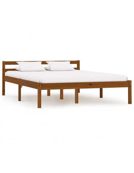 Giroletto Marrone Miele in Legno Massello di Pino 120x200 cm
