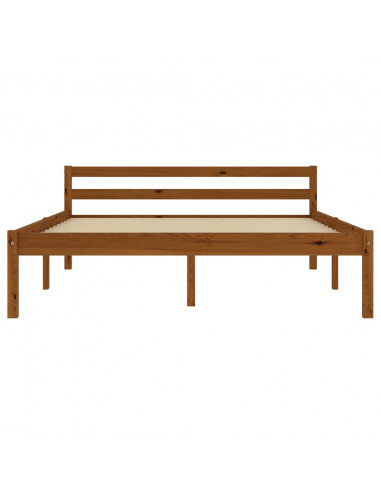 Giroletto Marrone Miele in Legno Massello di Pino 120x200 cm