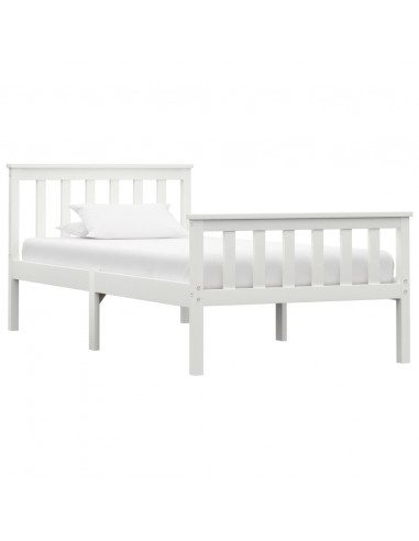 Giroletto Bianco in Legno Massello di Pino 100x200 cm