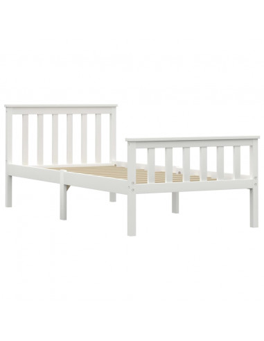 Giroletto Bianco in Legno Massello di Pino 100x200 cm