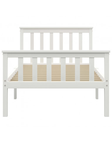 Giroletto Bianco in Legno Massello di Pino 100x200 cm