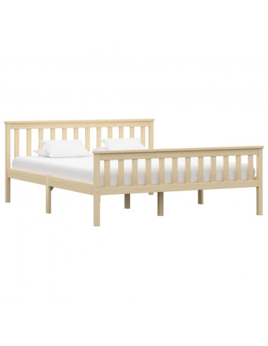 Giroletto Naturale in Legno Massello di Pino 160x200 cm