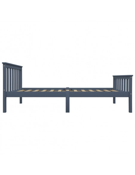 Giroletto Grigio in Legno Massello di Pino 100x200 cm