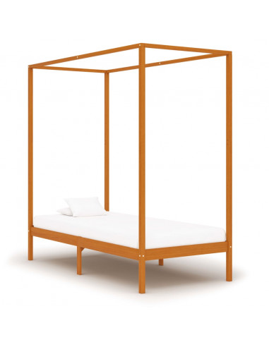 Giroletto a Baldacchino Marrone Miele Massello Pino 100x200 cm