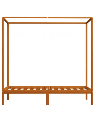 Giroletto a Baldacchino Marrone Miele Massello Pino 100x200 cm