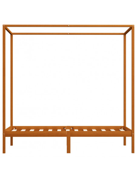 Giroletto a Baldacchino Marrone Miele Massello Pino 100x200 cm