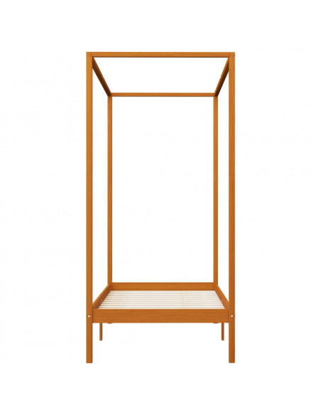 Giroletto a Baldacchino Marrone Miele Massello Pino 100x200 cm