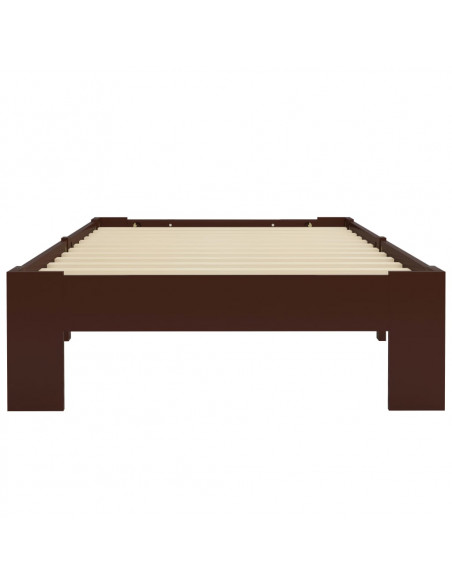 Giroletto Marrone Scuro in Legno Massello di Pino 100x200 cm