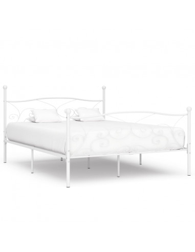 Giroletto con Doghe Bianco in Metallo 200x200 cm